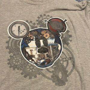 Hanes Gray Graphic Short Sleeve Tee